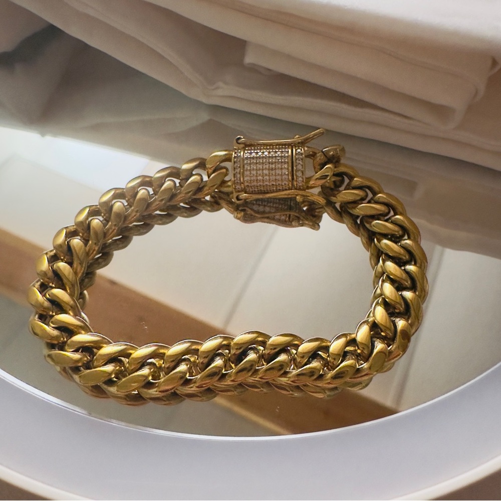18k Plated Bracelet Cz